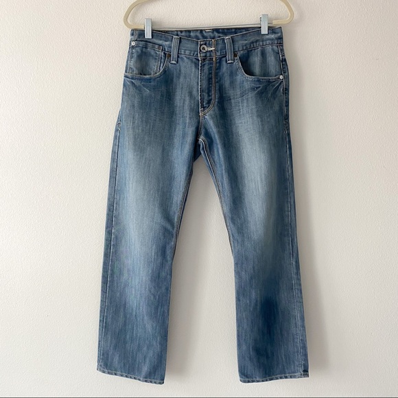 🧤SOLD🧤Levi's Jeans 514 Mid Wash Straight Men's - Picture 1 of 5